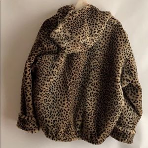 Faux fur Vintage leopard coat